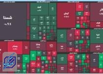 بورس سرتاسر قرمز پوش شد