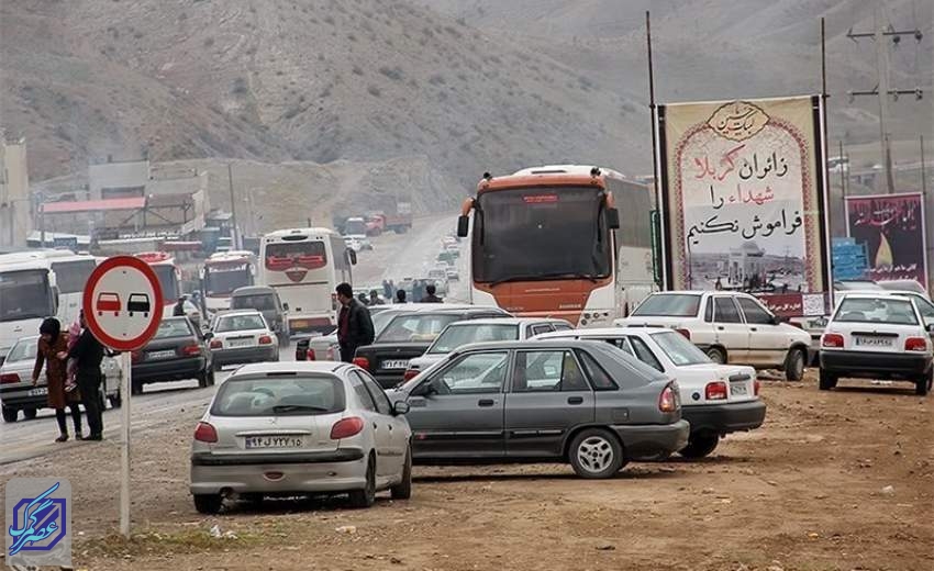 جاده چالوس شلوغ شد/ ترافیک روان در مرزهای اربعینی