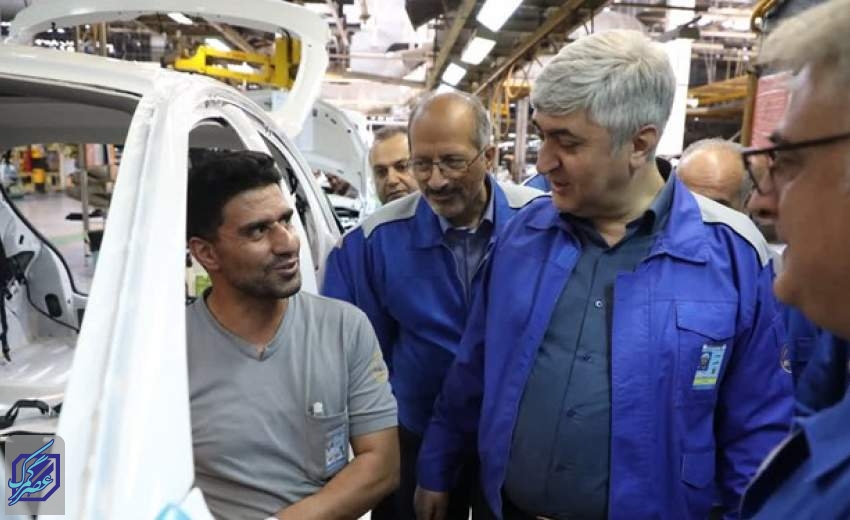 خطوط تولید در کانون توجه مدیرعامل ایران خودرو