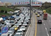 ترافیک سنگین در آزادراه‌های قزوین- کرج و ساوه- تهران