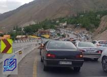 ترافیک سنگین در هراز و آزادراه قزوین-رشت/بارش برف در جاده‌های۶ استان و بارش باران در جاده‌های ۴استان