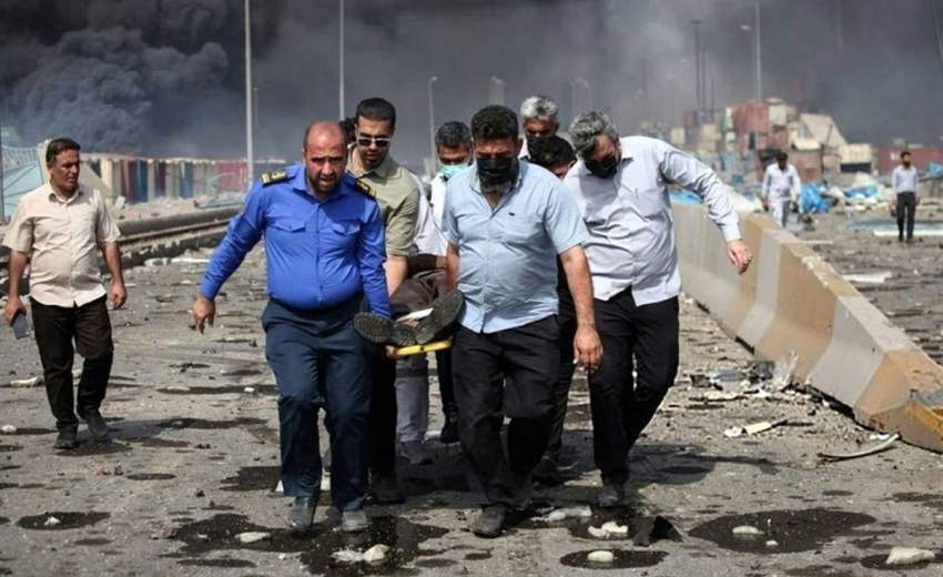 پایان عملیات جستجو و نجات حادثه انفجار بندر شهید رجایی بندرعباس